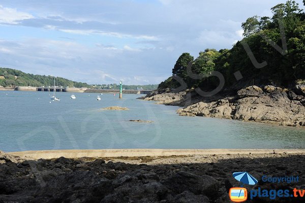 Barrage de la Rance depuis le port du Vicomte - Dinard