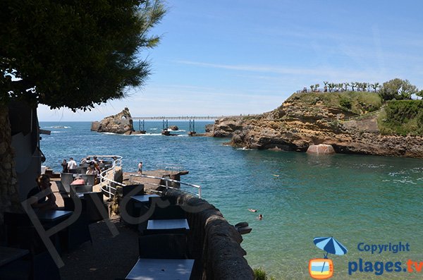 Restaurant sur la plage de Port-Vieux - Biarritz