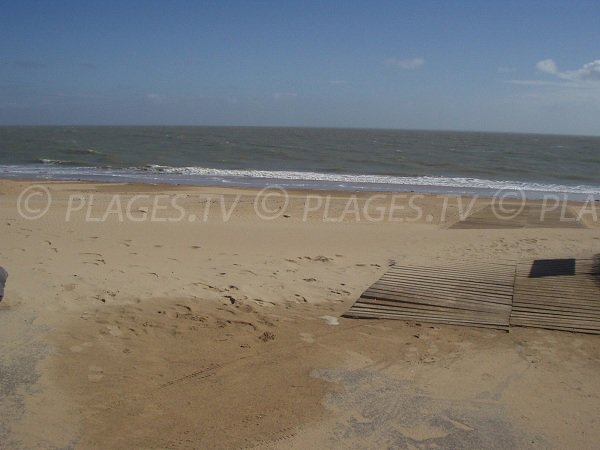 Porte des Iles beach in La Tranche sur Mer in France