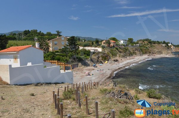 Crique du Porteil à Argelès sur la route de Collioure 66