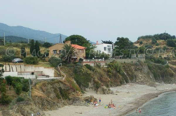 Plage du Porteil entre Collioure et Argelès