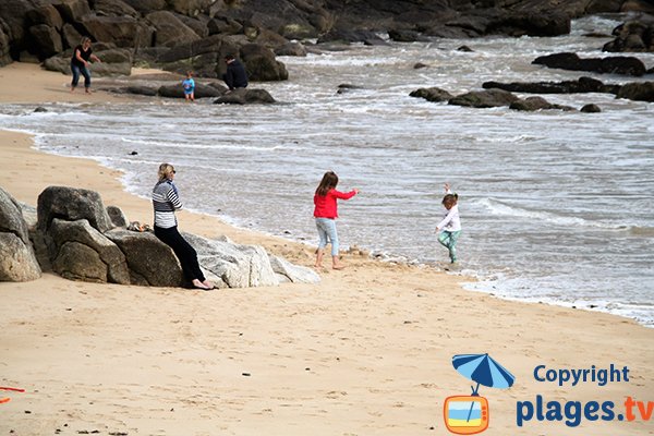 Plage familiale à proximité de Brest