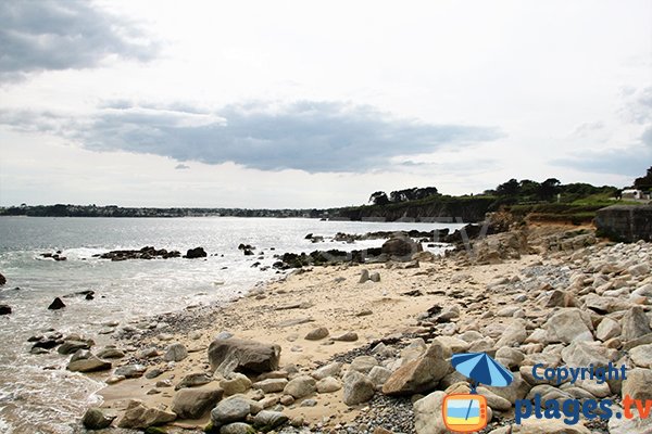 Petite crique à côté de la plage de Portez à Locmaria-Plouzané