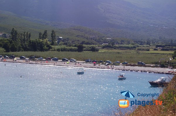 Plage de Porticciolo en Corse