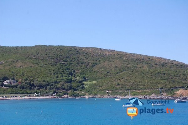 Plage de sable à Cagnono - Cap Corse - Porticciolo