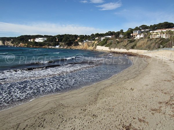 Plage de Portissol à Sanary sur Mer