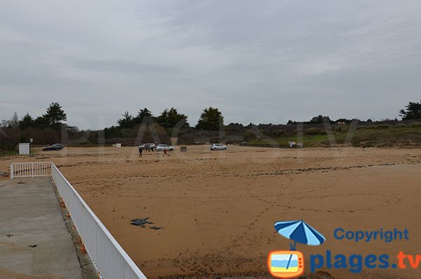 Spiaggia di Portmain con parcheggio a Pornic