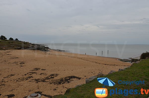 Foto della spiaggia di Portmain a Pornic - Francia