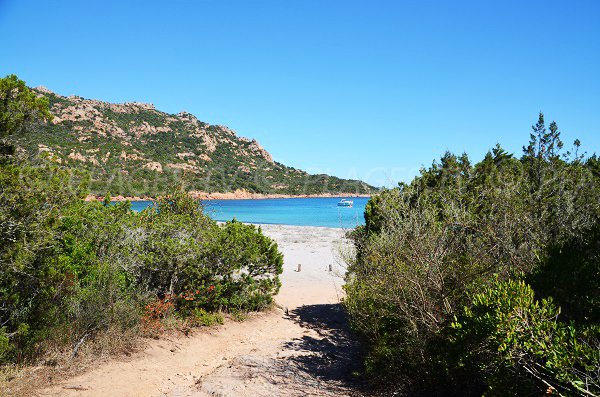 Entrance to the beach of Porto Novo