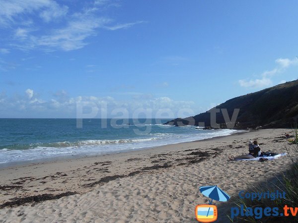 Portouais beach in Erquy in France