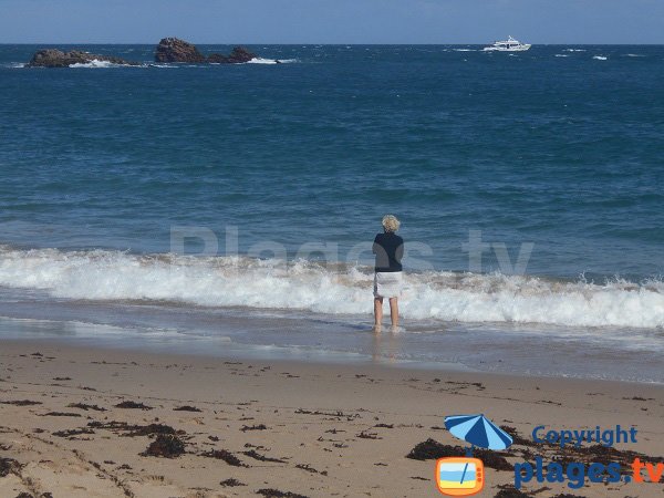 Spiaggia selvaggia del Portouais nel Erquy