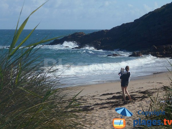 Spiaggia di Erquy in Bretagna - Francia