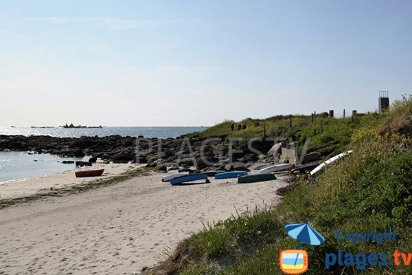 Plage de Portsall à Ploudalmézeau - Bretagne