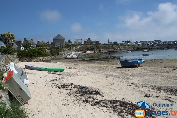 Zone de baignade sur l'ile de Batz - Porz an Eog