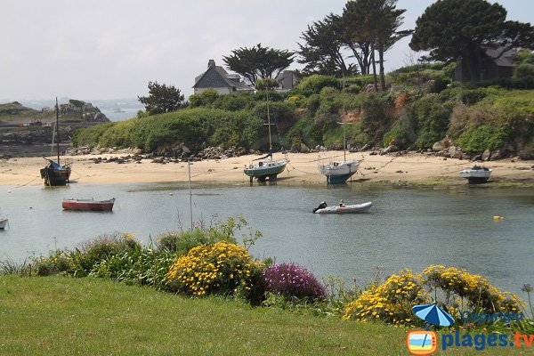 Plage de Porz an Eog sur l'ile de Batz - Bretagne