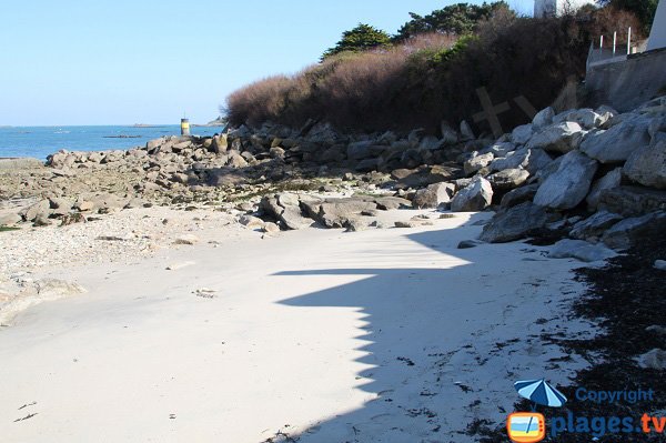 Photo de la plage de Porz ar Goret à Roscoff