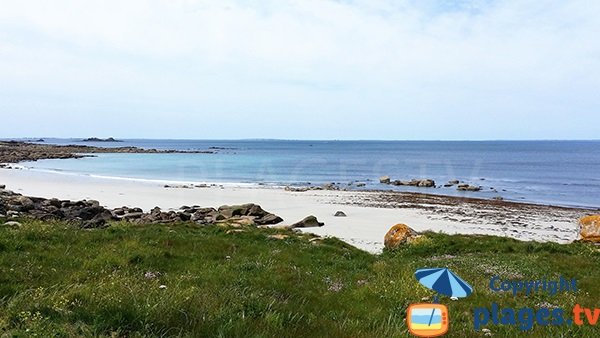 Belle plage à Lampaul-Plouarzel