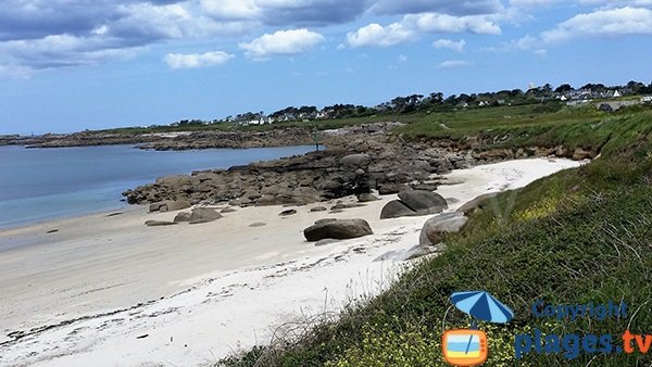 Photo de la plage de Porz ar Marc'h à Lampaul-Plouarzel