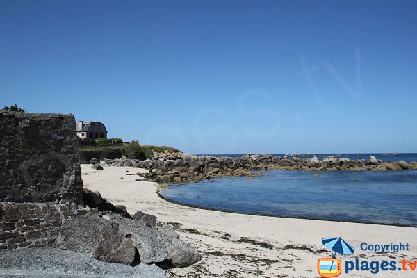 Plage de Porz ar Streat à Plouescat