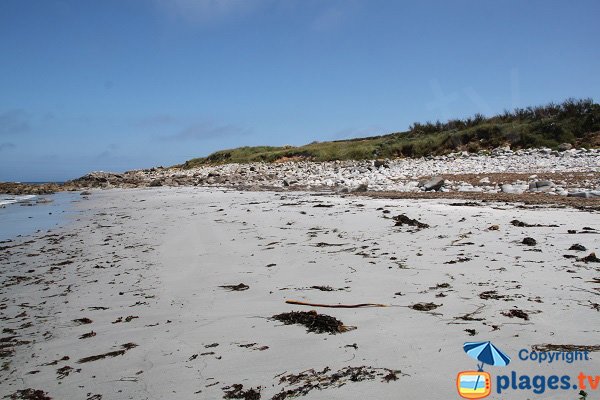 Plage confidentielle sur l'ile de Batz