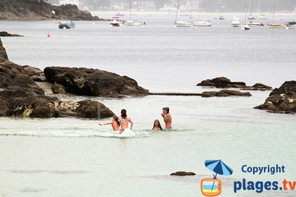 Plage peu dangereuse à Fouesnant