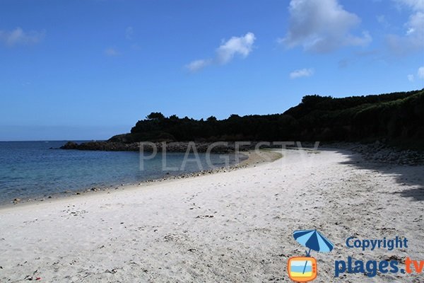 Photo de la plage de Porz Doun à Plouguerneau