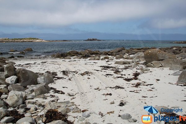 Zone de mise à l'eau au nord de l'ile de Batz