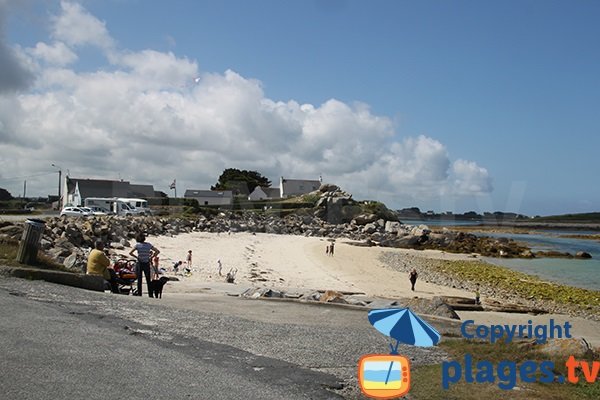 plage de Porz Grac'h à Plouguerneau