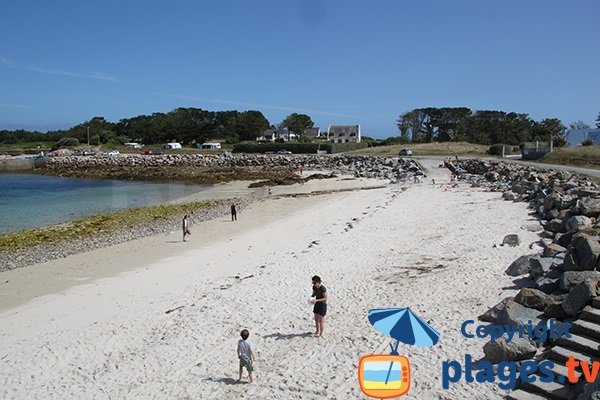 Photo de la plage de Porz Grac'h à Plouguerneau