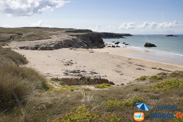 Photo de la plage de Porz Guen à St Pierre Quiberon