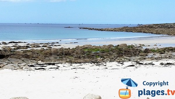 Plage de Porz Gwen à Lampaul-Plouarzel