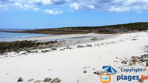 Plage de Porz Gwen à marée basse - Lampaul-Plouarzel