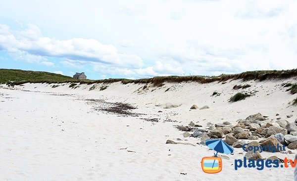 Dune de la plage de Porz Gwen à Lampaul-Plouarzel