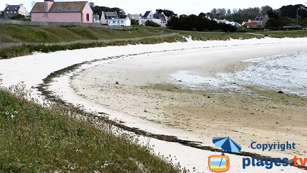 Plage de Porspaul à Lampaul-Plouarzel