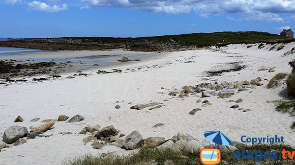 Photo de la plage de Porz Gwen à Lampaul-Plouarzel - Bretagne