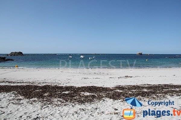 Crique de Porz Gwen dans le Finistère Nord - Ploudalmézeau