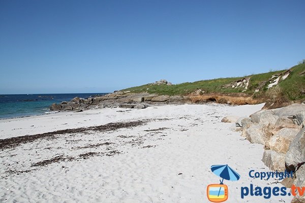 Photo de la plage de Porz Gwen à Ploudalmézeau - Bretagne