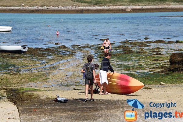 Mouillage à Porz Kelvet à Plouguerneau