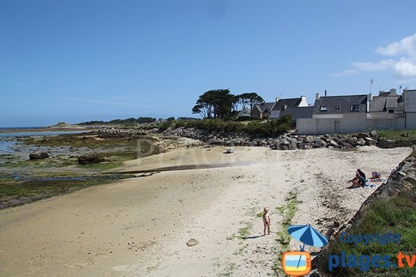 Photo de la crique de Porz Kelvet à Plouguerneau - Bretagne