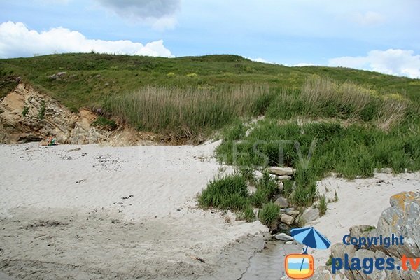 Environnement de la plage de Porz Liogan - Le Conquet