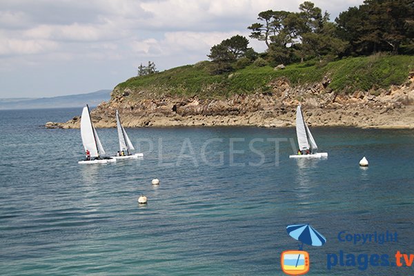 Voiles à Porz Melenn - Douarnenez