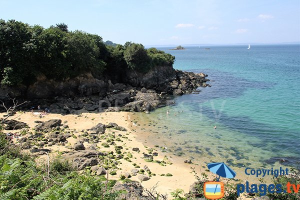 Foto della cala Porz Melenn a Douarnenez 