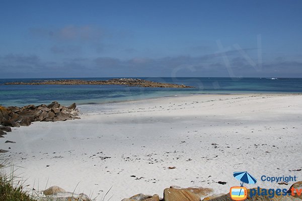 Plage de Porz Melloc sur l'ile de Batz