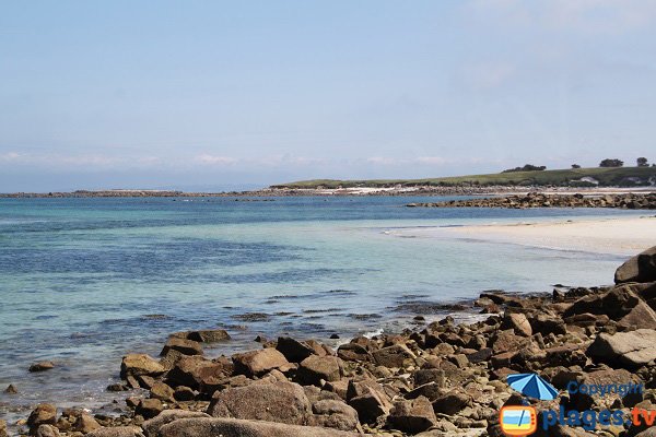 Plage au nord de Batz - Porz Melloc