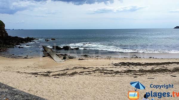 Photo de la plage de Porz Milin à Locmaria-Plouzané