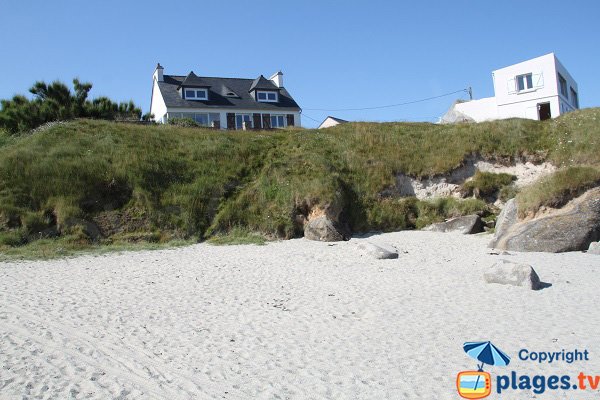 Dunes around Porz Striz cove - Cléder