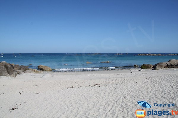 Porz Striz beach in Cléder