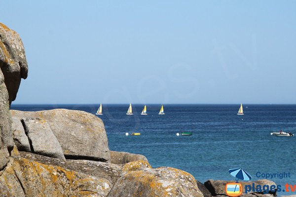 Sailboats in Cléder