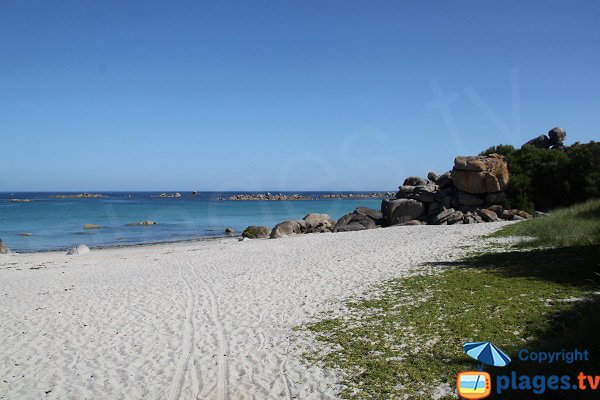 Photo of Porz Striz cove in Cléder in France