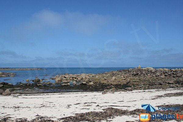 Crique au nord de l'ile de Batz - Porz Vihan